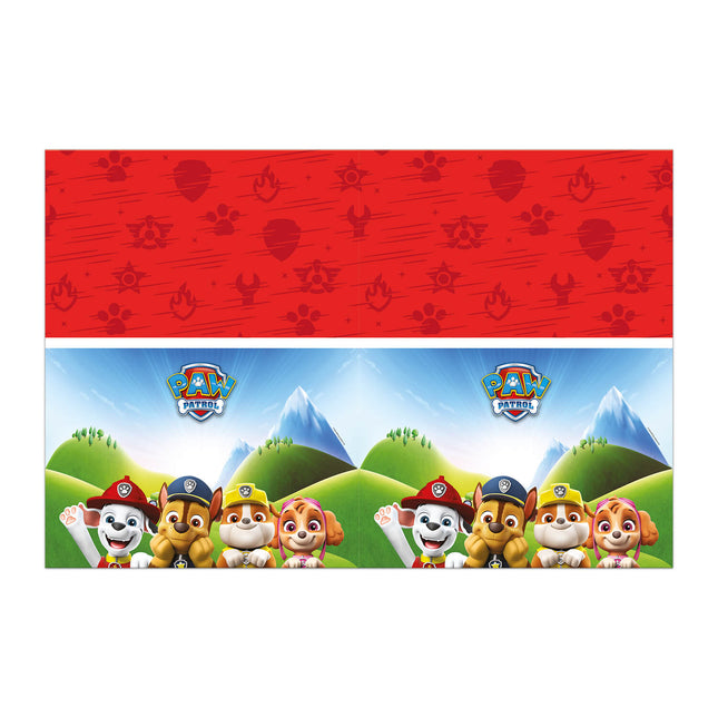 Tovaglia di plastica Paw Patrol Rescue Heroes 120X180Cm 1Stand