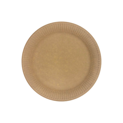 Prodotti di carta kraft Fsc Piatti di carta kraft 20Cm Industriale Compostabile Certificata 10St