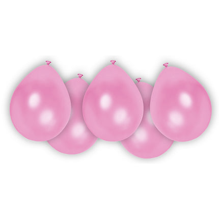 Party Essentials Fsc Metallic Pastel Balloons Rosa 8St