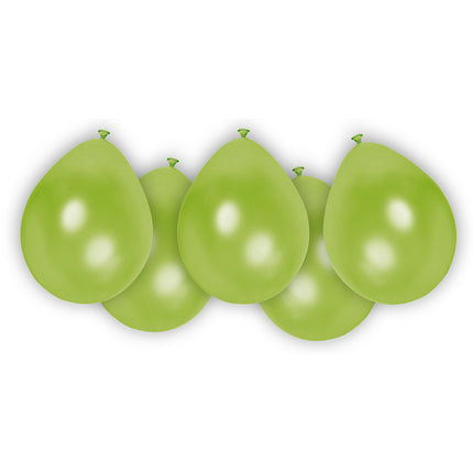 Party Essentials Fsc Metallic Pastel Balloons Verde 8St