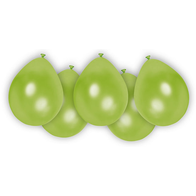 Party Essentials Fsc Metallic Pastel Balloons Verde 8St