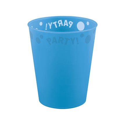 Prodotti semitrasparenti riutilizzabili per feste Coppa semitrasparente riutilizzabile per feste 250 ml blu 1St