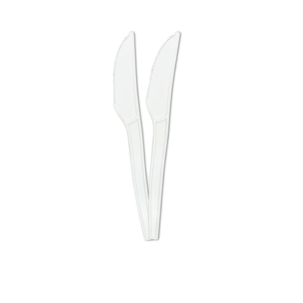 Coltelli bianchi per posate 10 pezzi