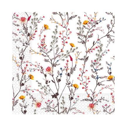 Tovaglioli di carta a 3 veli Tovaglioli di carta a tre veli 25X25Cm Rami moderni 20St
