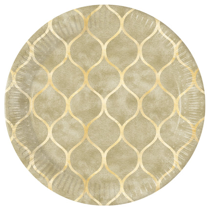 Everyday Designs Celle Arabe Fsc Piatti di Carta Next Generation Grandi 23Cm 8St