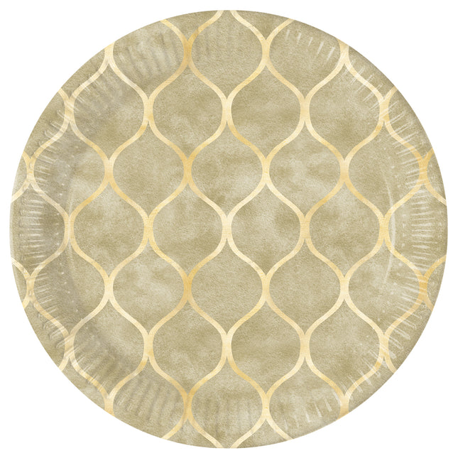 Everyday Designs Celle Arabe Fsc Piatti di Carta Next Generation Grandi 23Cm 8St