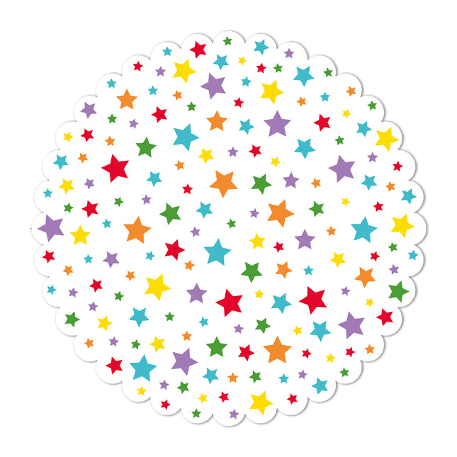 Stelle colorate per torte