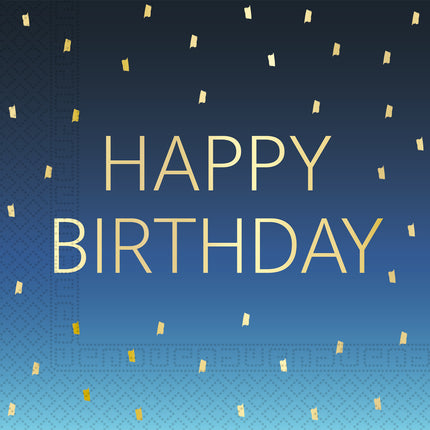 Tovaglioli di Buon Compleanno 33cm 20pz