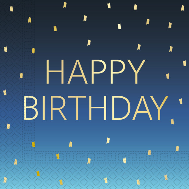 Tovaglioli di Buon Compleanno 33cm 20pz