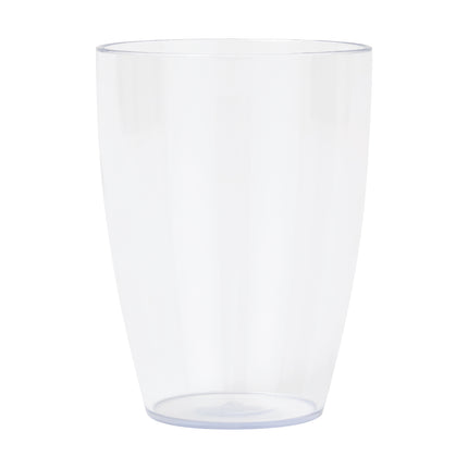 Bicchiere trasparente in plastica 400ml 2pz