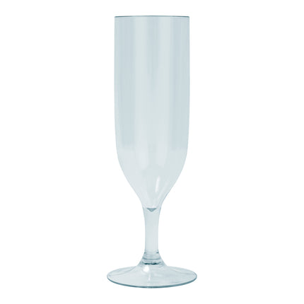 Bicchieri semi-trasparenti riutilizzabili Bicchieri da champagne semi-trasparenti riutilizzabili di colore azzurro 2St
