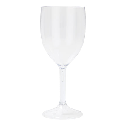 Bicchiere da vino trasparente in plastica 300ml 2pz