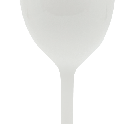 Bicchieri riutilizzabili a tinta unita Bicchieri da vino riutilizzabili di colore bianco 2St