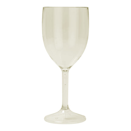 Bicchiere da vino beige in plastica 300ml 2 pezzi