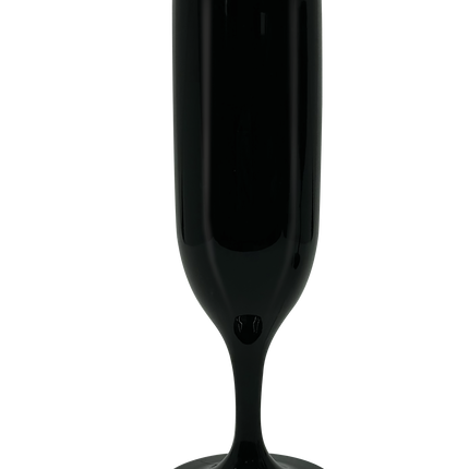 Bicchieri riutilizzabili a tinta unita Bicchieri da champagne riutilizzabili di colore nero 2St