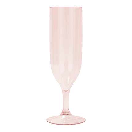 Bicchieri semi-trasparenti riutilizzabili Bicchieri semi-trasparenti riutilizzabili da champagne in oro rosa 2St