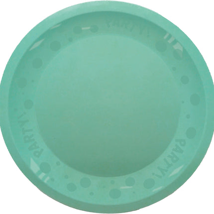 Piatto riutilizzabile Party Colori Pastello 21Cm Menta Pastello 1St