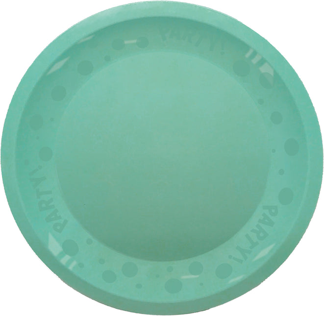 Piatto riutilizzabile Party Colori Pastello 21Cm Menta Pastello 1St