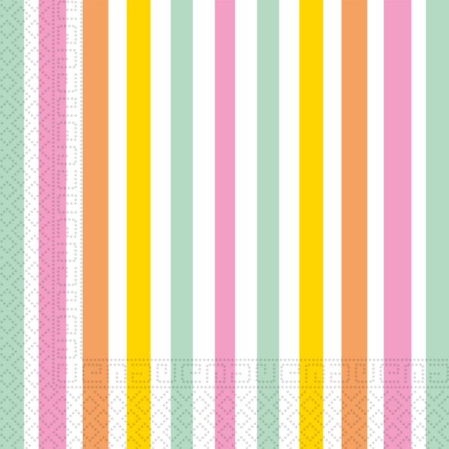 Tovaglioli di carta per feste riutilizzabili in colori pastello Fsc a due veli 33X33Cm 20St