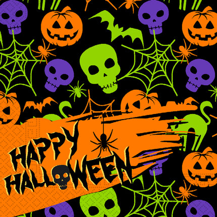 Tovaglioli di carta Happy Halloween Party Fsc a due veli 33X33Cm 20St