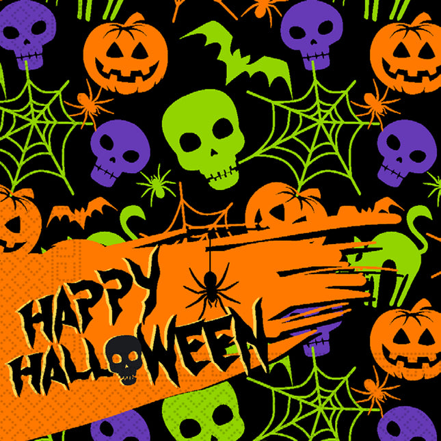 Tovaglioli di carta Happy Halloween Party Fsc a due veli 33X33Cm 20St