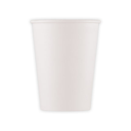 Bicchieri bianchi di carta 200ml 10pz