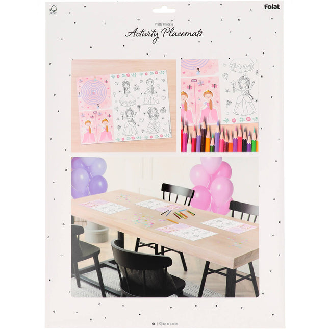 Tovagliette Principesse 40cm 6 pezzi
