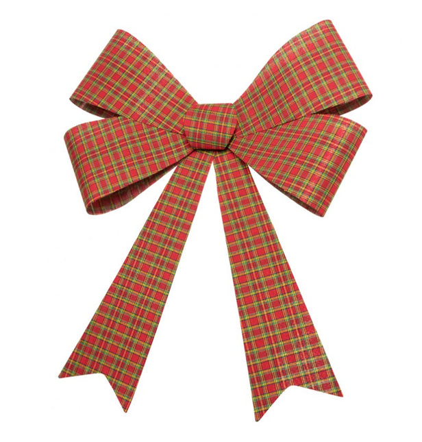 Papillon scozzese gigante rosso/verde/oro 71 cm x 86 cm