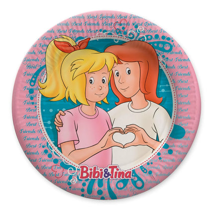 Piattini Bibi e Tina 23 cm, 8 pezzi