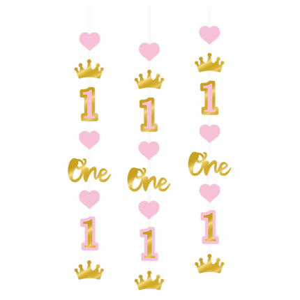1 Jaar Hangdecoratie Meisje van Paper Dreams koop je bij Partywinkel