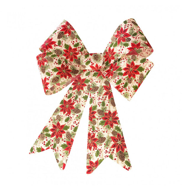 Maxi fiocco di stelle di Natale 50,8 cm x 66 cm