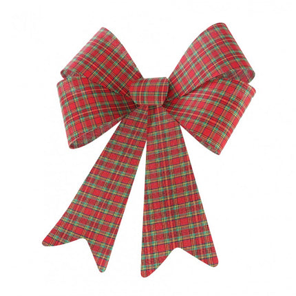 Maxi fiocco scozzese rosso/verde/oro 50,8 cm x 66 cm