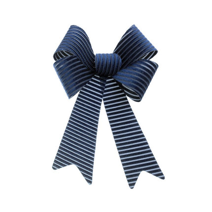 Fiocco in velluto a coste blu navy 22,9 cm x 39,1 cm