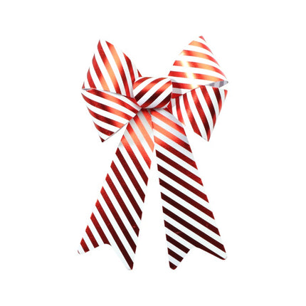Fiocco in PVC con strisce di caramelle 22,9 cm x 38,1 cm
