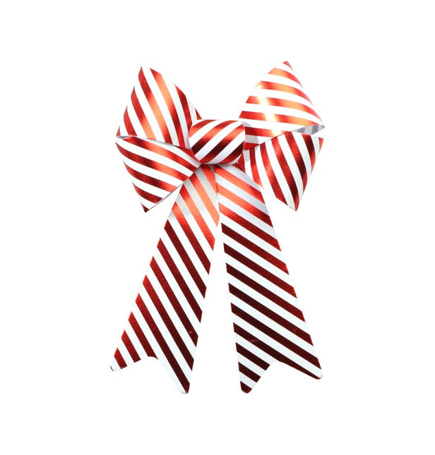 Fiocco in PVC con strisce di caramelle 22,9 cm x 38,1 cm