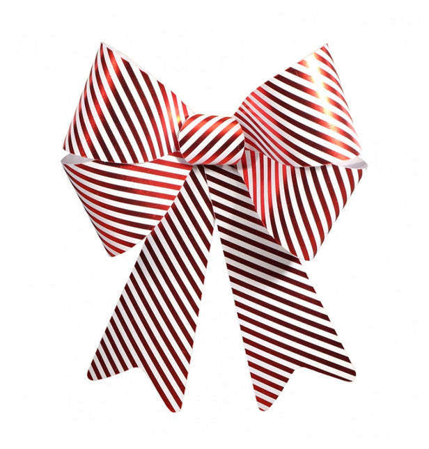 Fiocco in PVC con strisce di caramelle 50,8 cm x 66 cm