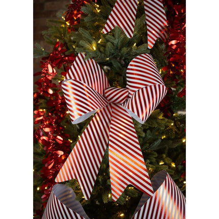 Fiocco in PVC con strisce di caramelle 50,8 cm x 66 cm