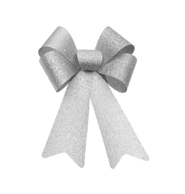 Fiocco argento glitterato 22.9CM X 39.1CM
