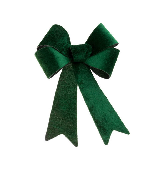 Fiocco di velluto verde scuro 22.9CM X 39.1CM