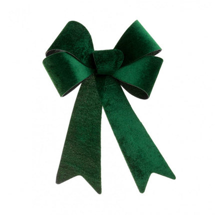 Fiocco in velluto verde scuro 36,5 cm x 50,8 cm