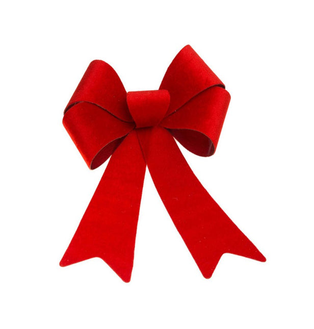 Fiocco di velluto rosso 22.9CM X 39.1CM