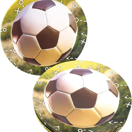 Cartelli da calcio realistici, 23 cm, 8 pezzi