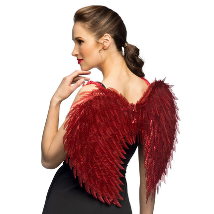 Ali d'angelo Glam rosse (55 x 50 cm)