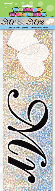 Striscione Prism Mr. & Mrs., 12 piedi