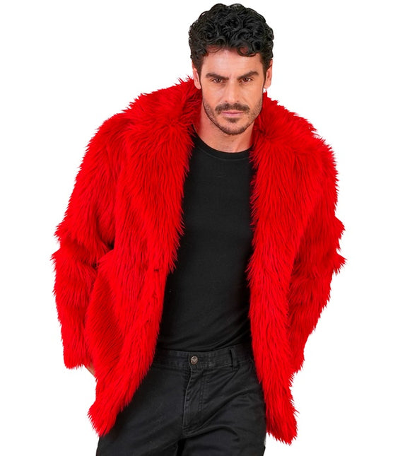 Cappotto di pelliccia Plush Red
