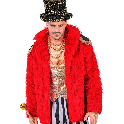 Cappotto di pelliccia Plush Red