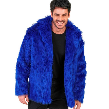 Cappotto di pelliccia Plush Blue