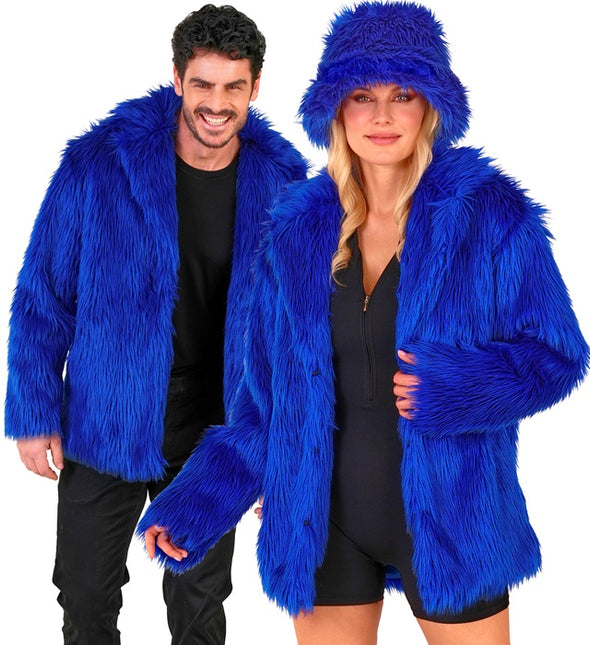 Cappotto di pelliccia Plush Blue