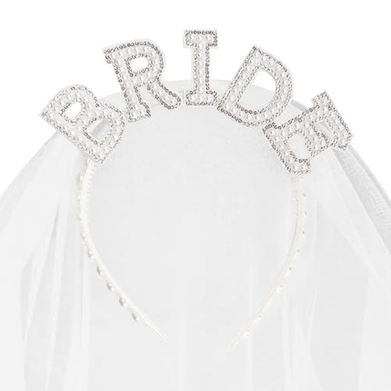 Velo da sposa da donna bianco