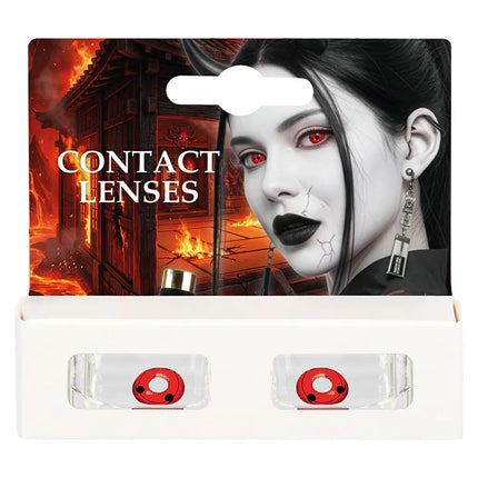 Coppia di lenti a contatto trimestrali Cursed demon